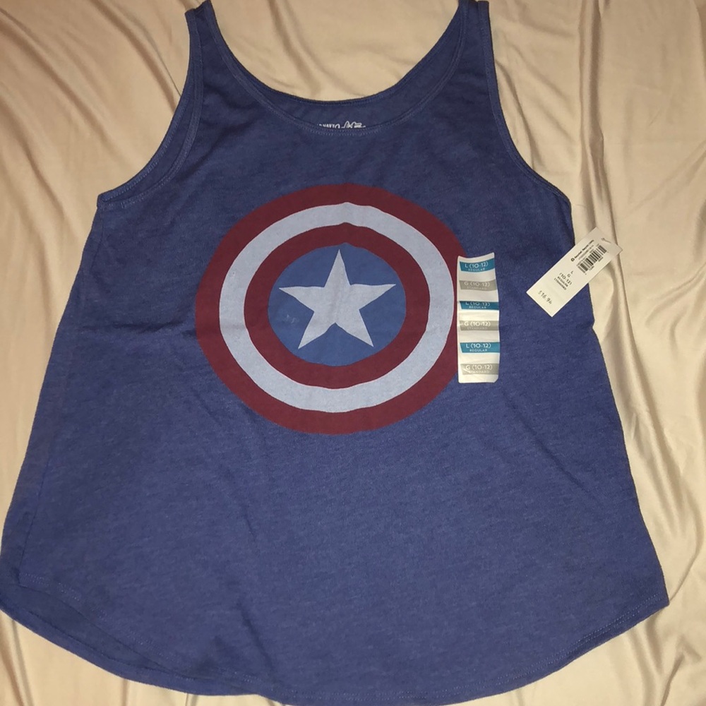 NWT Old Navy Girls Captain America tank